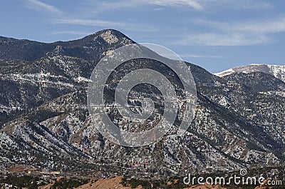 Pikes Peak view Stock Photo