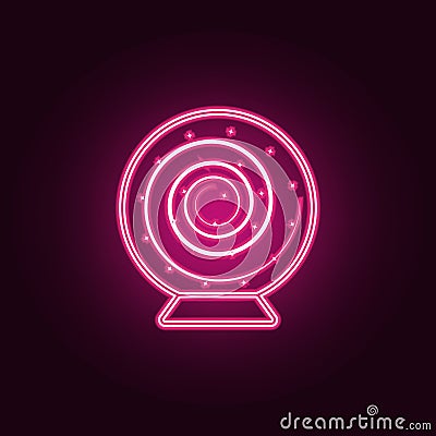 pikestaffe icon. Elements of Game in neon style icons. Simple icon for websites, web design, mobile app, info graphics Stock Photo