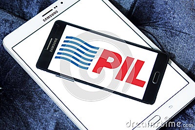 Pil container shipping logo Editorial Stock Photo