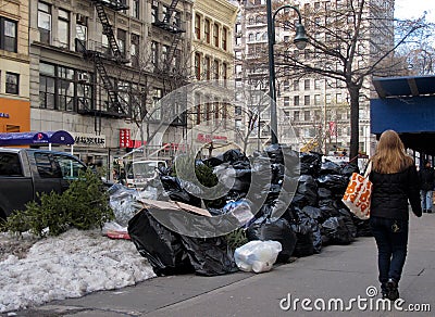 Resultado de imagen para basura en new york