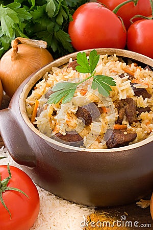 Pilaf Stock Photo