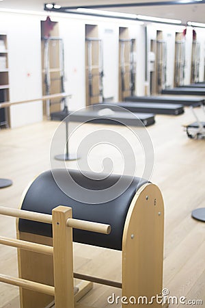 Pilates machine gym studio Stock Photo