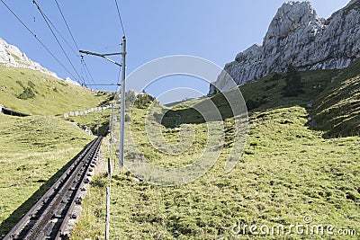 Pilatus Railway, Switzerland Stock Photo