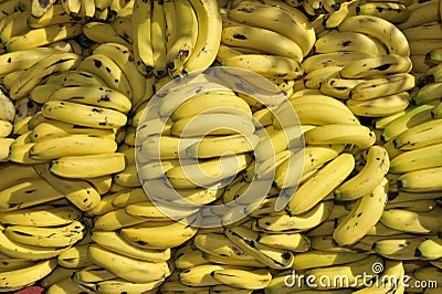 Pile of Bananas Stock Photo