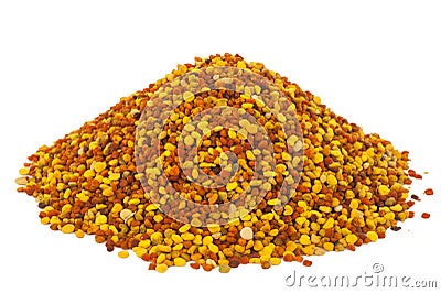 Pile of bee pollen, ambrosia Stock Photo