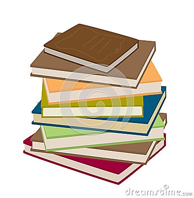 Pile of books Stock Photo