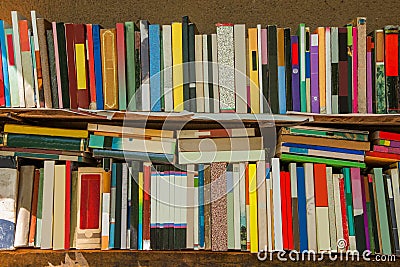 A pile of books book collection Stock Photo