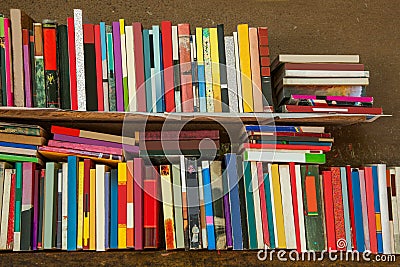 A pile of books book collection Stock Photo