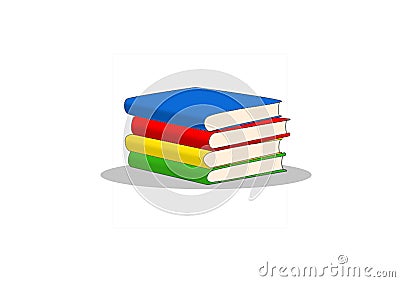 Pile of books Stock Photo