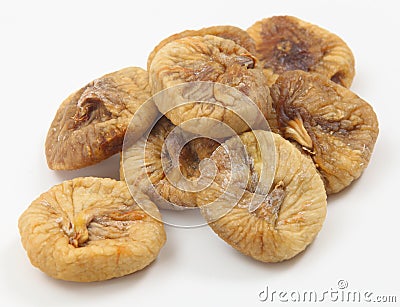 Pile of dried figs Stock Photo