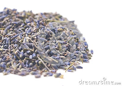 Pile of Dried Lavender Stock Photo