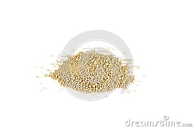 Pile of dried yeast Stock Photo
