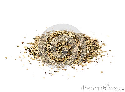 Pile of dry mate tea Stock Photo