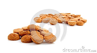 Pile of ginger nuts Stock Photo