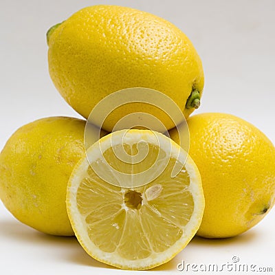 Pile of lemons Stock Photo