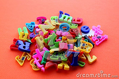 Pile of letters Stock Photo