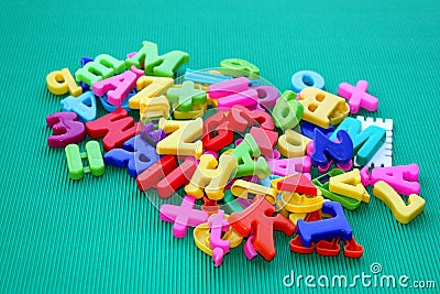 Pile of letters Stock Photo