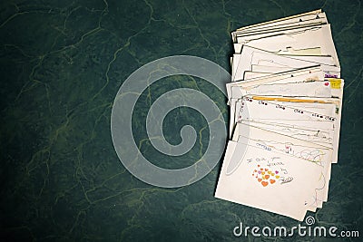 Pile of papers Stock Photo