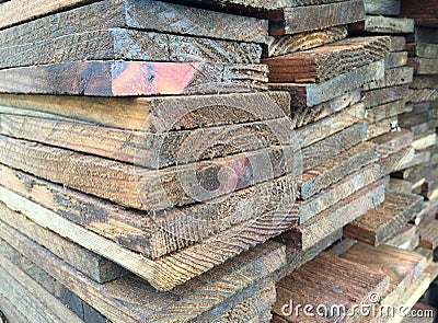 Pile of ply wood Stock Photo