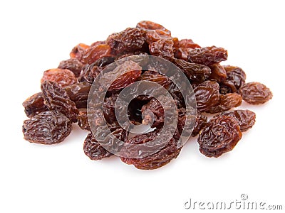 Pile of raisins Stock Photo