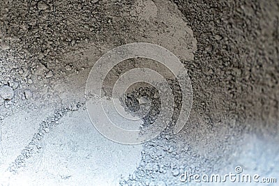 Pile of rubble and material from demolished house Stock Photo