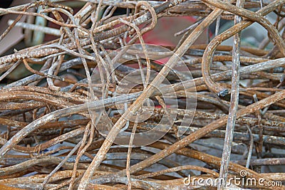 Pile scrap Stock Photo