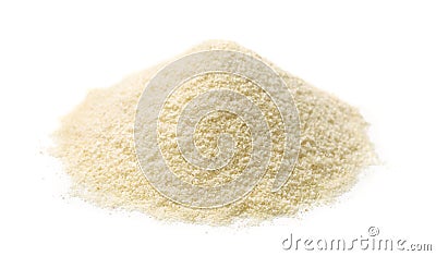 Pile of semolina flour Stock Photo