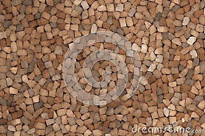Pile of small stones, Abstract background and texture for design Cartoon Illustration