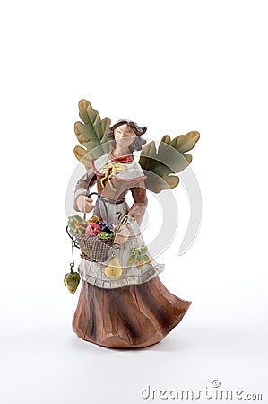 Pilgrim Angel Stock Photo