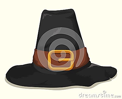 Pilgrim Hat, Vector Illustration Vector Illustration