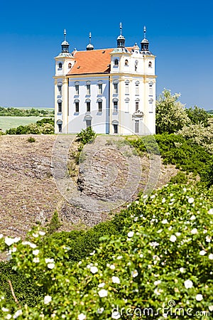 pilgrimage chapel of Saint Florian, Moravsky Krumlov, Czech Repu Stock Photo