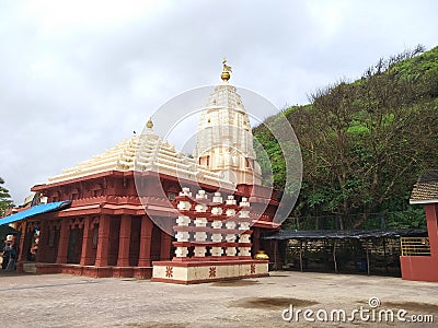 Pilgrimage place : Ganesh temple Ganpatipule Stock Photo