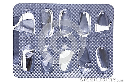 Pill blister Stock Photo