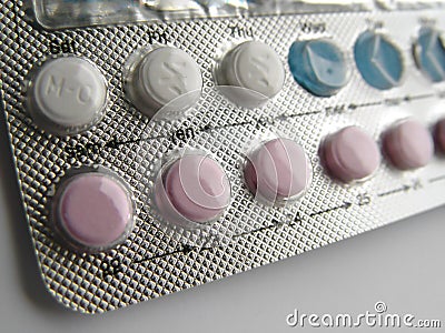 The Pill Closeup Stock Photo