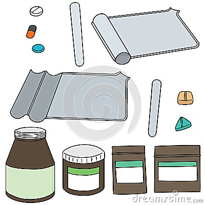 Pill counting tray Vector Illustration