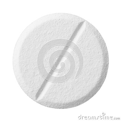 Pill isolated on white Stock Photo