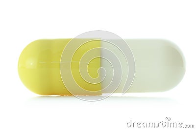 Pill isolated on white Stock Photo