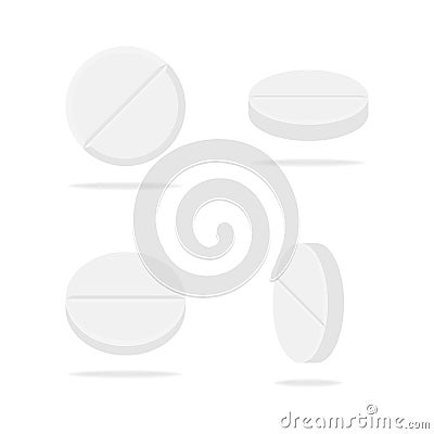 Pill Vector Set Collection, Tablet Icon Illustration Images Vector Illustration