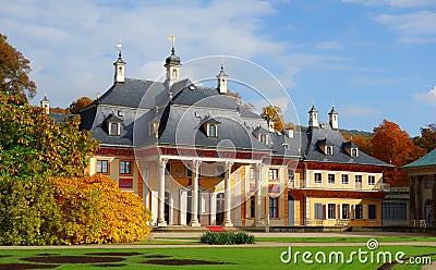 Pillnitz Castle in Dresden, Germany Stock Photo