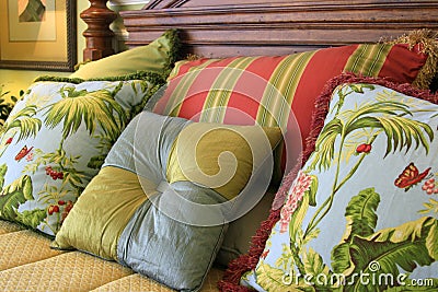 Pillow Assortment Stock Photo