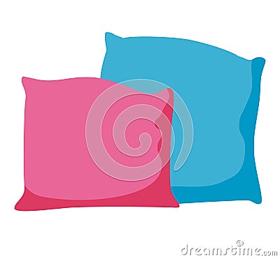 Pillow icon vector illustration flat design Vector Illustration