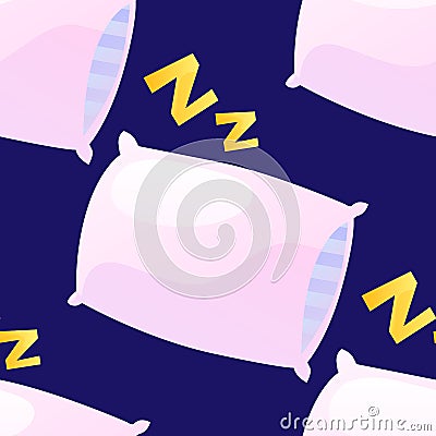 Pillow seamless pattern Vector Illustration