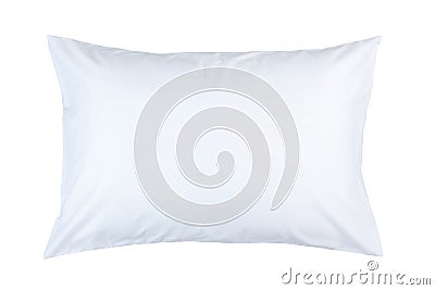 pillow with white pillow case Stock Photo