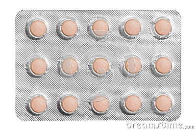 Pills in blister pack Stock Photo