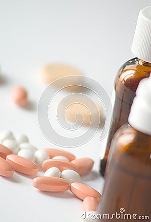 Pills and medicines Stock Photo