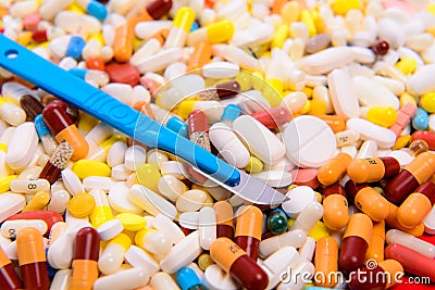 Pills or operation Stock Photo