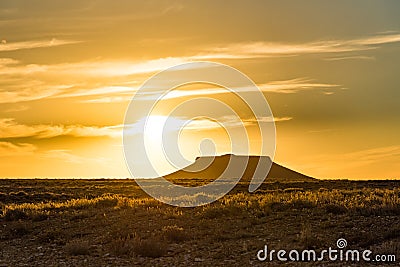 Pilot Butte, Wyoming Stock Photo