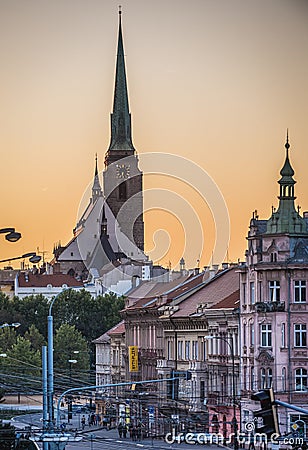 Pilsen city, Czech Republic Editorial Stock Photo