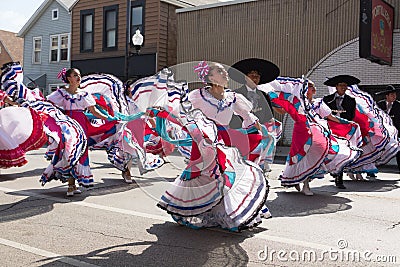 Pilsen Mexican Independence Day Parade 2017 Editorial Stock Photo