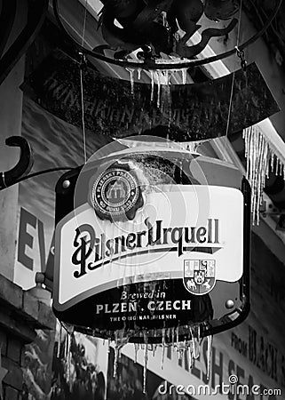 Pilsner Urquell Editorial Stock Photo